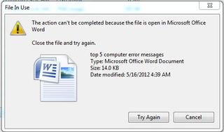 File cannot be renamed File cannot be renamed