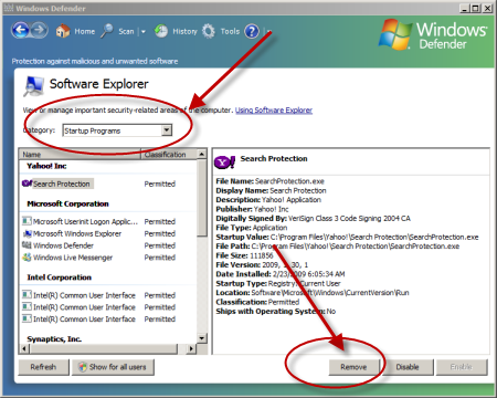 use windows defender to stop startup programs use windows defender to stop startup programs