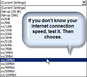 Choose the right connection speed to speed up uTorrent Choose the right connection speed to speed up uTorrent