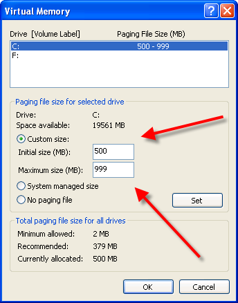 increase virtual memory 3