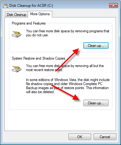 Vista Constant Disk Access