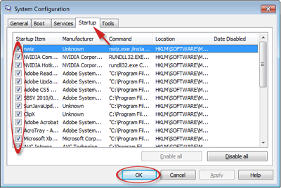 How To Remove Autostart Programs From Vista