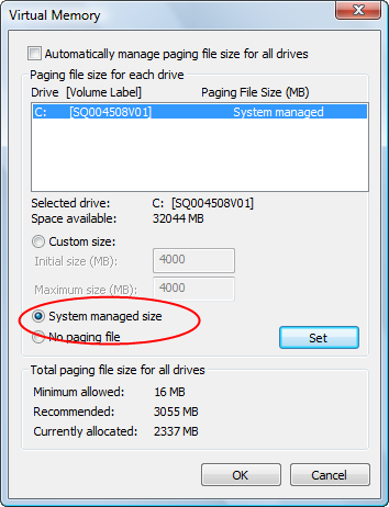 How to solve Not enough memory error